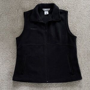 Columbia Midnight Black Sleeveless Fleece